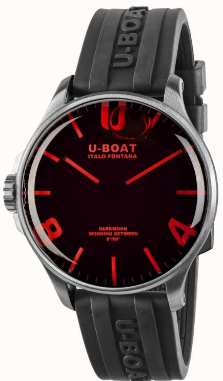 Replica U-Boat Darkmoon 44mm Red Glass 8465/A Watch